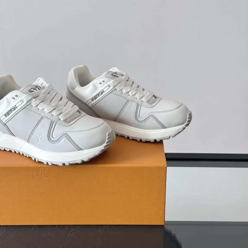 Louis Vuitton LV Unisex Run Away Maxi Sneaker-White 1AHSRL