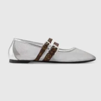 Louis Vuitton LV Women Ballet Ballerina-Silver 1AIS31 (1)