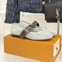 Louis Vuitton LV Women Ballet Ballerina-Silver 1AIS31 (1)