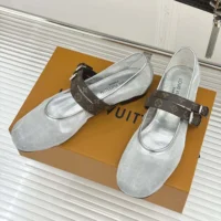 Louis Vuitton LV Women Ballet Ballerina-Silver 1AIS31 (1)
