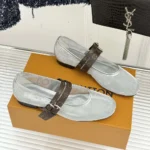 Louis Vuitton LV Women Ballet Ballerina-Silver 1AIS31