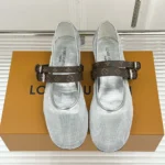 Louis Vuitton LV Women Ballet Ballerina-Silver 1AIS31