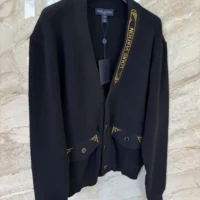 Louis Vuitton Men Embroidered Signature Cardigan 1AHVMZ (1)
