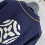 Louis Vuitton Men Knitted Short-Sleeved Baseball Shirt 1AIMCS