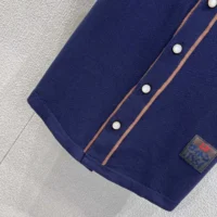 Louis Vuitton Men Knitted Short-Sleeved Baseball Shirt 1AIMCS (1)
