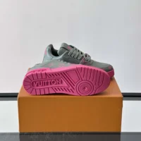 Louis Vuitton Men LV Trainer Sneaker-Pink 1AHTP8 (1)