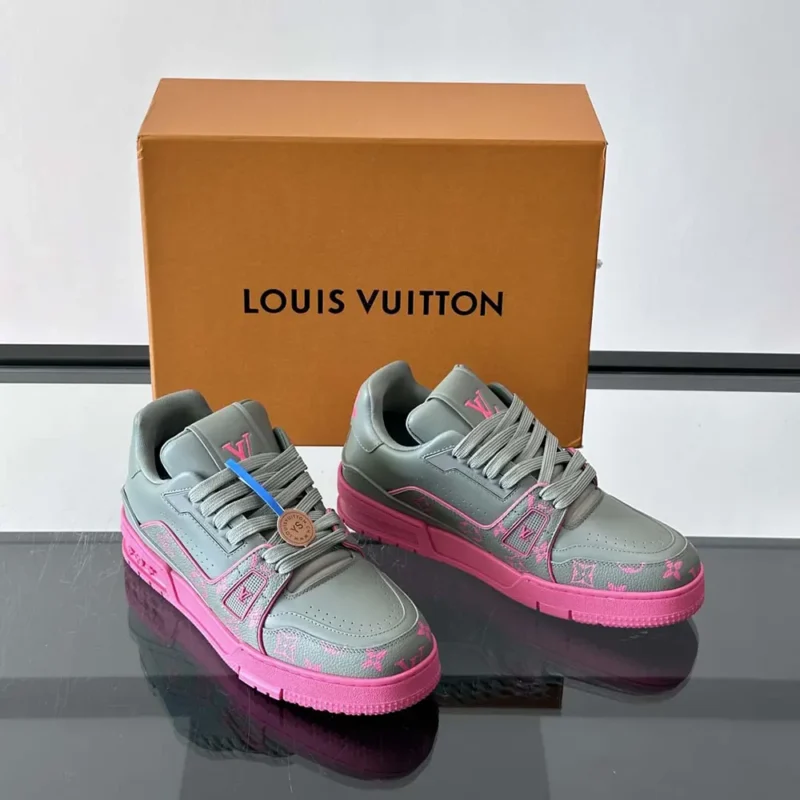 Louis Vuitton Men LV Trainer Sneaker-Pink 1AHTP8