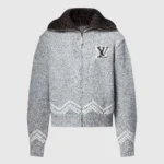 Louis Vuitton Men Zippered Knitted Blouson 1AIMD0