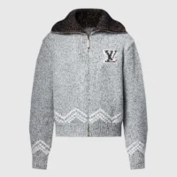 Louis Vuitton Men Zippered Knitted Blouson 1AIMD0 (1)