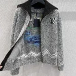 Louis Vuitton Men Zippered Knitted Blouson 1AIMD0