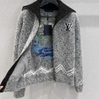 Louis Vuitton Men Zippered Knitted Blouson 1AIMD0 (1)