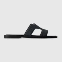 Louis Vuitton Unisex LV Oasis Mule-Black 1ADGB0 (1)