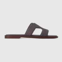 Louis Vuitton Unisex LV Oasis Mule-Moka Brown 1ADG9O