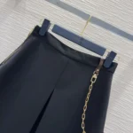Louis Vuitton Women Chain Detail A-Line Mini Skirt 1AHUQ3
