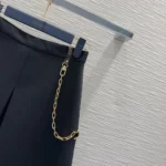 Louis Vuitton Women Chain Detail A-Line Mini Skirt 1AHUQ3