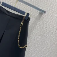 Louis Vuitton Women Chain Detail A-Line Mini Skirt 1AHUQ3 (1)
