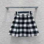Louis Vuitton Women Check Flared Skirt 1AIQP1