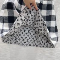 Louis Vuitton Women Check Flared Skirt 1AIQP1 (1)