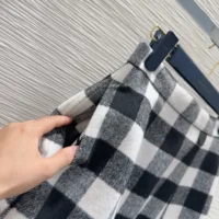 Louis Vuitton Women Check Flared Skirt 1AIQP1 (1)