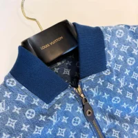 Louis Vuitton Women Cropped Monogram Denim Bomber Jacket 1AI176 (1)