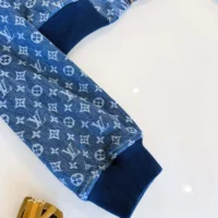 Louis Vuitton Women Cropped Monogram Denim Bomber Jacket 1AI176 (1)