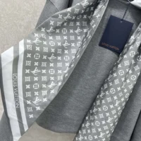 Louis Vuitton Women Cropped Monogram Scarf Hoodie 1AIR63 (1)