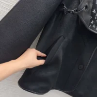 Louis Vuitton Women Double Face Clip Front Coat 1AIPNO (1)