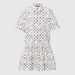 Louis Vuitton Women Graphic Monogram Shirt Dress 1AHZOM
