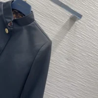 Louis Vuitton Women LV Button Officer Jacket 1AHUQY (1)