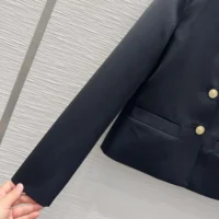 Louis Vuitton Women LV Button Officer Jacket 1AHUQY (1)