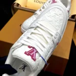 Louis Vuitton Women LV x TM LV Trainer Sneaker-White 1AGZEJ