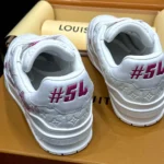 Louis Vuitton Women LV x TM LV Trainer Sneaker-White 1AGZEJ