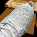Louis Vuitton Women LV x TM LV Trainer Sneaker-White 1AGZEJ