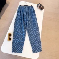 Louis Vuitton Women Monogram Denim Pants 1AI208 (1)