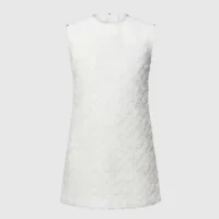 Louis Vuitton Women Monogram Fil Coupé Denim Dress 1AHHXI