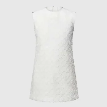 Louis Vuitton Women Monogram Fil Coupé Denim Dress 1AHHXI