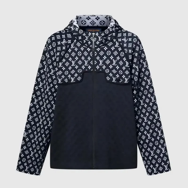 Louis Vuitton Women Monogram Jacquard Knit Hoodie 1AI789