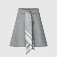 Louis Vuitton Women Monogram Scarf Mini Skirt 1AIR68 (1)