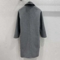 Louis Vuitton Women Removable Collar Double Face Coat 1AHZMU (1)