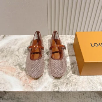 Louis Vuitton Women Romy Flat Ballerina-Brown 1AIDST