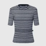 Louis Vuitton Women Scallop Stripe Knit Top 1AHJ15