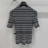 Louis Vuitton Women Scallop Stripe Knit Top 1AHJ15 (1)