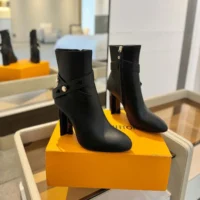 Louis Vuitton Women Silhouette Ankle Boot-Black 1ADAQZ (1)