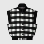 Louis Vuitton Women Sleeveless Check Bomber Jacket 1AIPTD