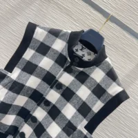 Louis Vuitton Women Sleeveless Check Bomber Jacket 1AIPTD (1)