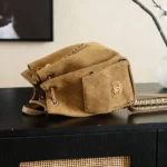 Chanel Women Chanel 25 Medium Backpack Grained Calfskin & Gold-Tone Metal-Brown