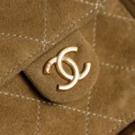 Chanel Women Chanel 25 Medium Backpack Grained Calfskin & Gold-Tone Metal-Brown