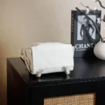 Chanel Women Chanel 25 Medium Backpack Grained Calfskin & Gold-Tone Metal White