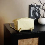 Chanel Women Chanel 25 Medium Backpack Grained Calfskin & Gold-Tone Metal-Yellow