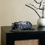 Chanel Women Evening Bag Quilted Gradient Sequins & Ruthenium-Finish Metal